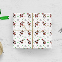 Christmas Black Santa Gift Wrap | AfroTouch Design
