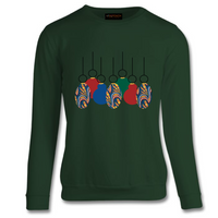 Diverse Christmas sweatshirt Jumper with digital African print and ethnic design fabric