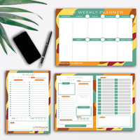 Safari Stationery Collection | Daily Planner | Weekly Planner | To Do list | AfroTouch Design