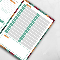 Clarity & Focus Digital Planning Sheet | AfroTouch Design