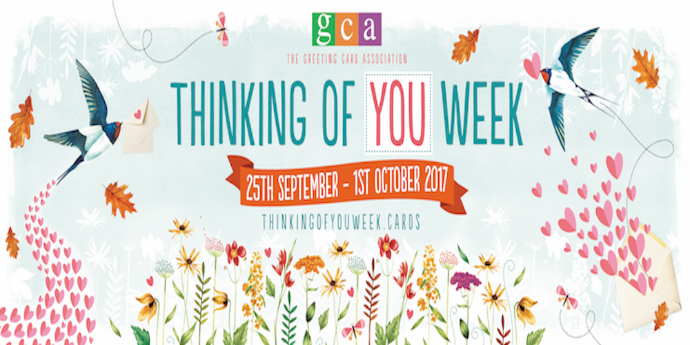 Celebrate Thinking of You week Sept 25th - Oct 1st 2017