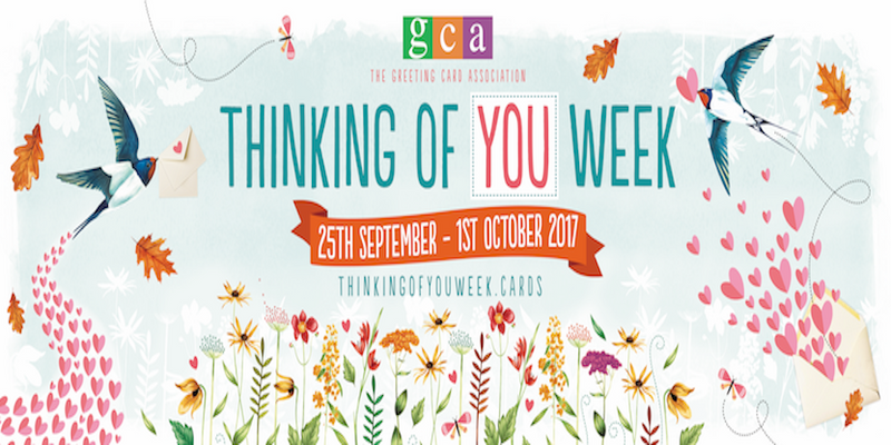 Celebrate Thinking of You week Sept 25th - Oct 1st 2017