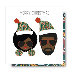 Merry Christmas Couple - AfroTouch Kindred Collection