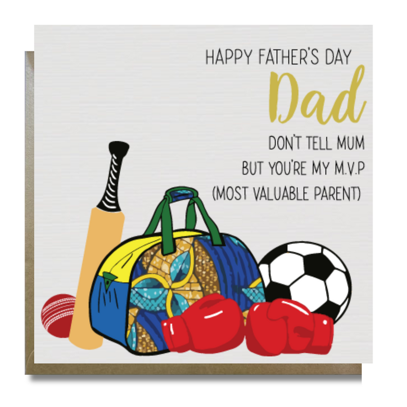 Sports card for fathers day