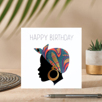 Phenomenal Vibe | Vibrance Collection - AfroTouch Design Birthday Card