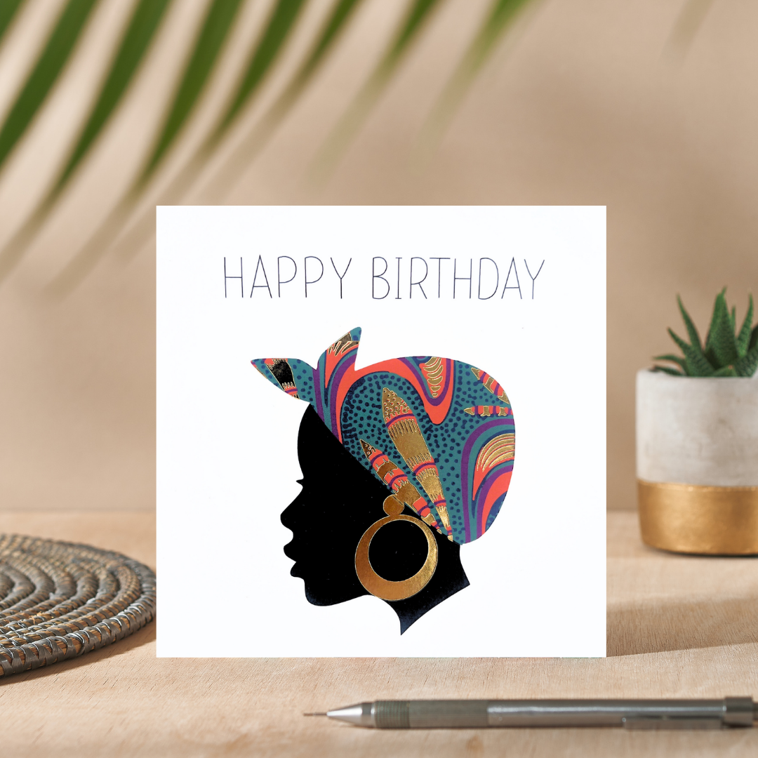 Phenomenal Vibe | Vibrance Collection - AfroTouch Design Birthday Card