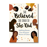 She believed she could so she did book | AfroTouch Design