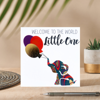 Little One | Vibrance Collection - AfroTouch Design Greeting Card