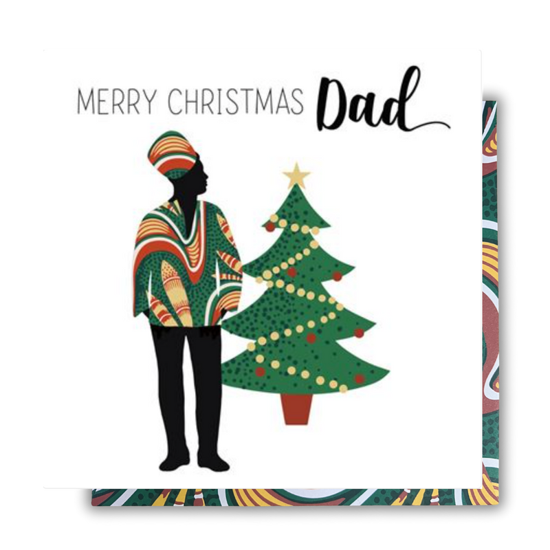 Merry Christmas Dad- AfroTouch Kindred Collection