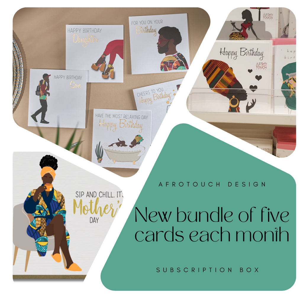 AfroTouch Tribe 5 | Greeting Card Subscription 2024