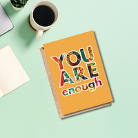 You Are Enough | Culture & Pride - AfroTouch Design Black History Month Card