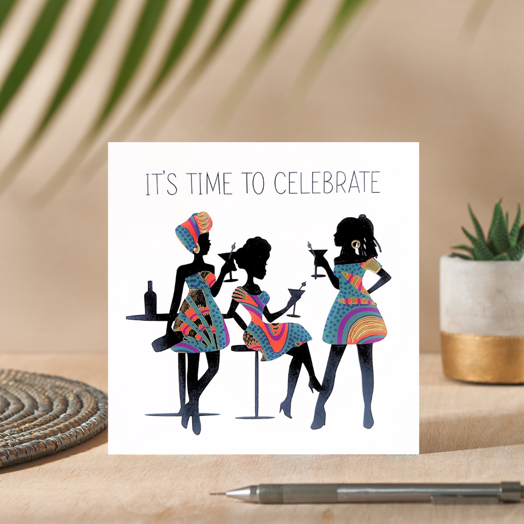 Squad Goals Vibe | Vibrance Collection - AfroTouch Design Birthday Card