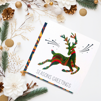 Seasons Greetings | Wrapped in Wonder Collection - AfroTouch Design Christmas Card