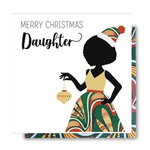 Merry Christmas Daughter - AfroTouch Kindred Collection