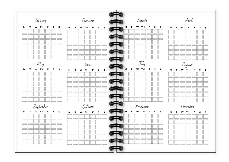 AfroTouch Six Months Undated Planner | AfroTouch Design