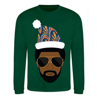 Afrocentric Christmas Sweatshirt for Men | AfroTouch Design