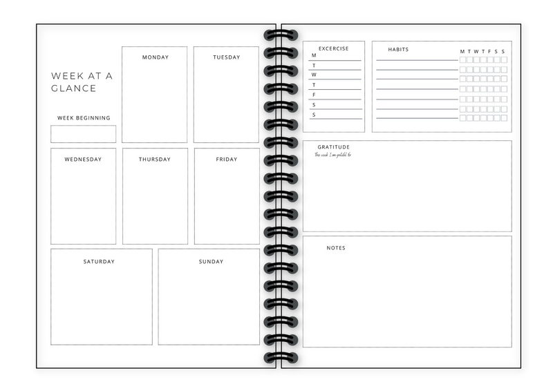 AfroTouch Six Months Undated Planner | AfroTouch Design