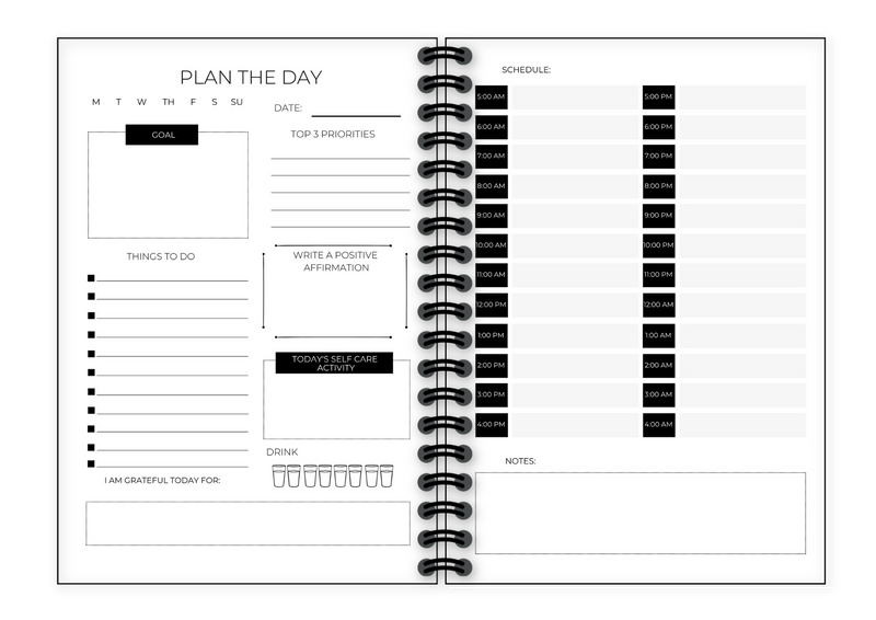 AfroTouch Six Months Undated Planner | AfroTouch Design