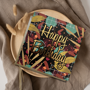 Happy Birthday Card | Opulence by AfroTouch Design