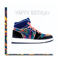 AfroKicks Vibe | Vibrance Collection - AfroTouch Design Birthday Card