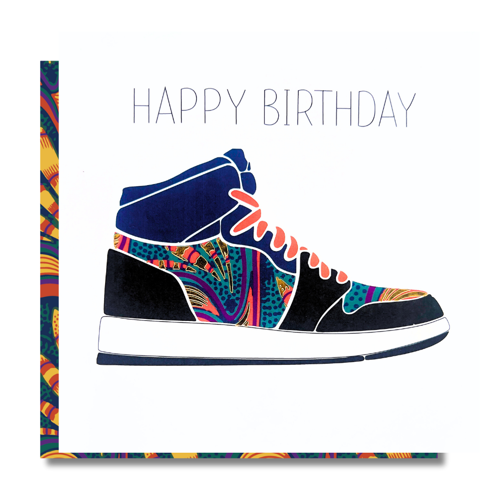 AfroKicks Vibe | Vibrance Collection - AfroTouch Design Birthday Card