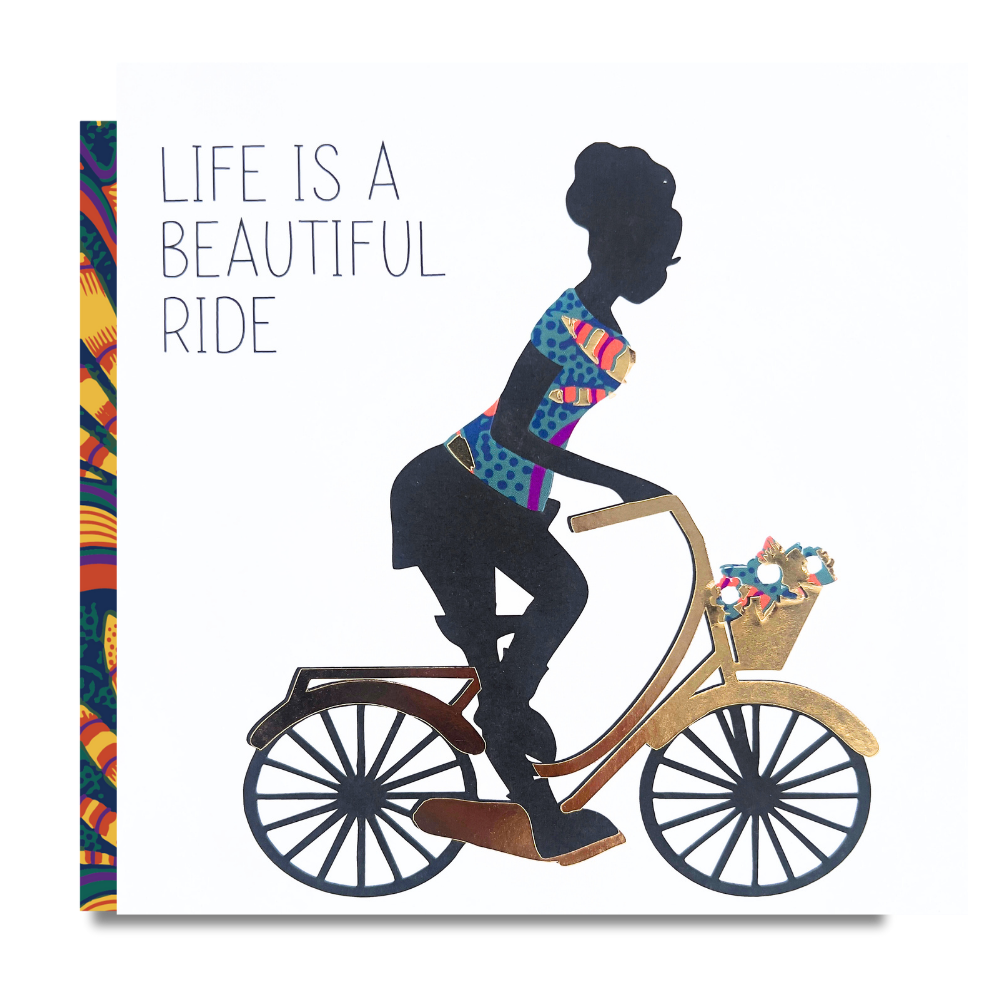 Beautiful Ride | Vibrance Collection - AfroTouch Design Birthday Card