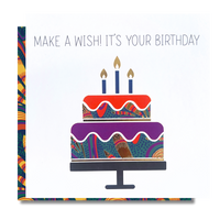 Cake Vibe | Vibrance Collection - AfroTouch Design Birthday Card