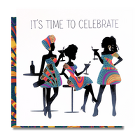 Squad Goals Vibe | Vibrance Collection - AfroTouch Design Birthday Card