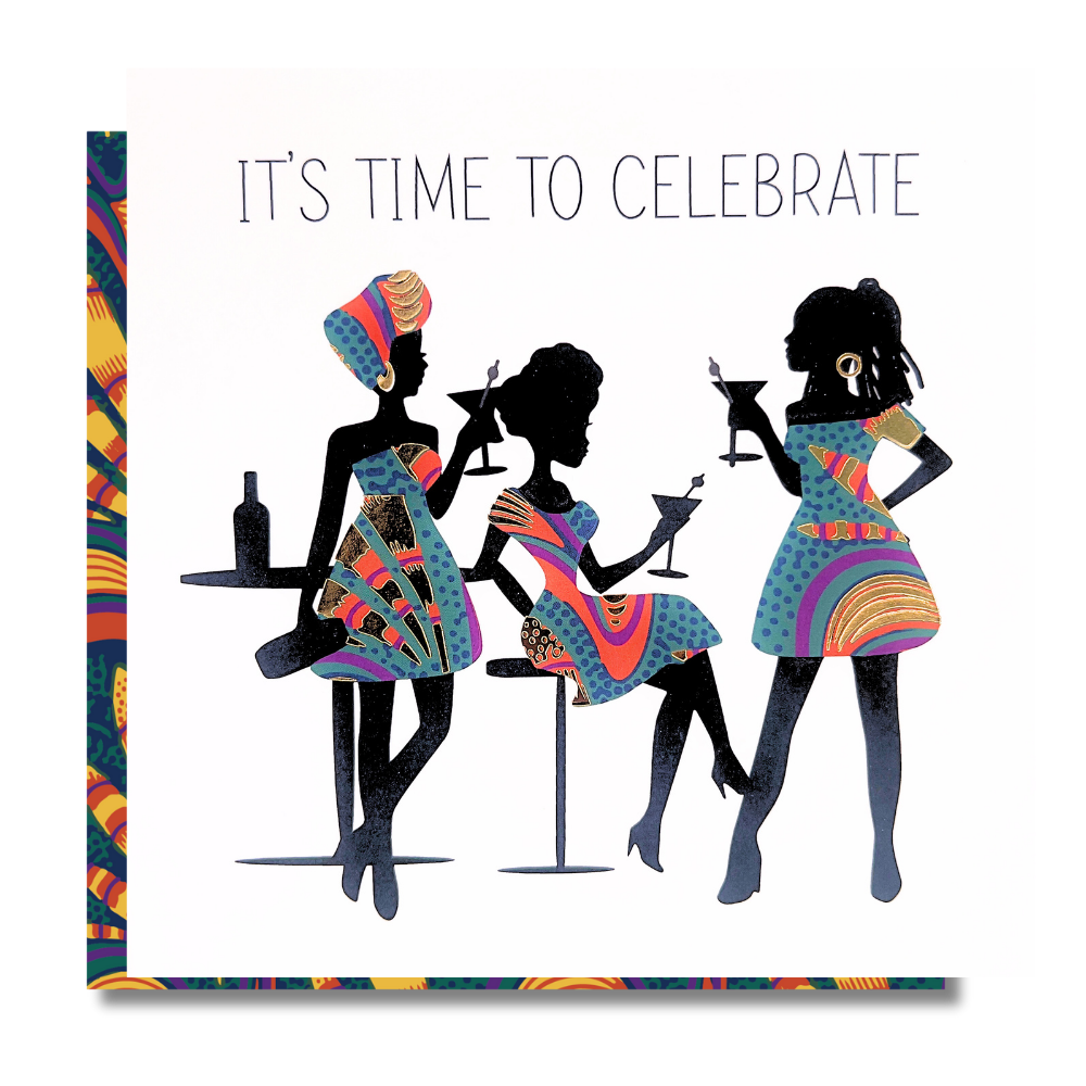 Squad Goals Vibe | Vibrance Collection - AfroTouch Design Birthday Card