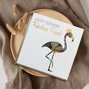 Diverse Birthday card from AfroTouch Design with Gold foil lettering