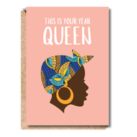 Your Year | Vibes & Wishes Collection- AfroTouch Design Birthday Card