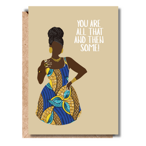 All That | Worldly - AfroTouch Design Birthday Card