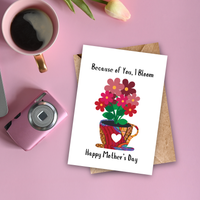 Bloom | Love & Legacy Collection - AfroTouch Design Mother's Day Card