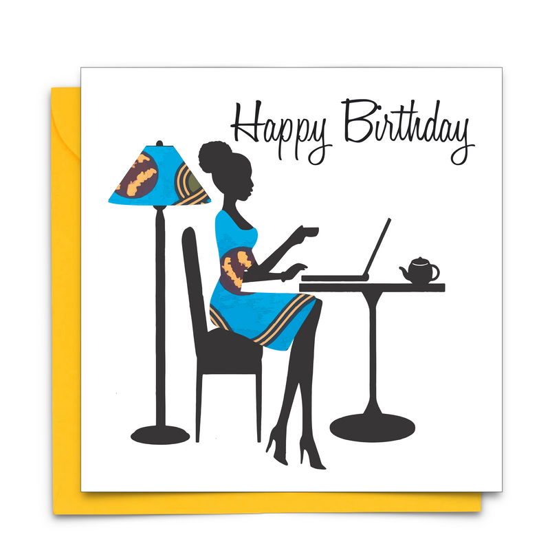 Black ethnic birthday cards