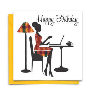 Black ethnic birthday cards