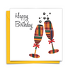 Diverse Ethnic Black African Birthday Cards with  wax print fabric