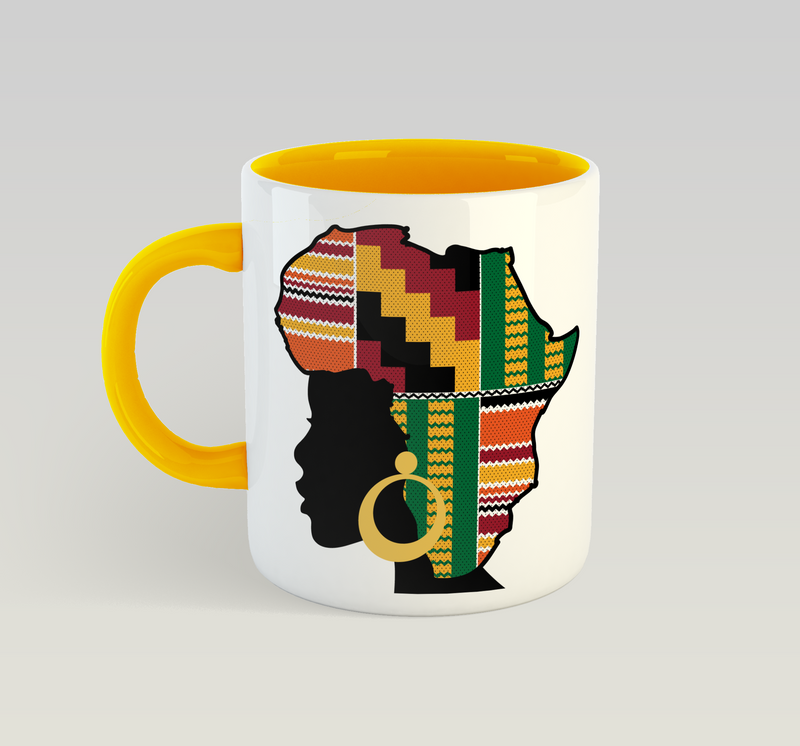 African Queen Mug (Kente)