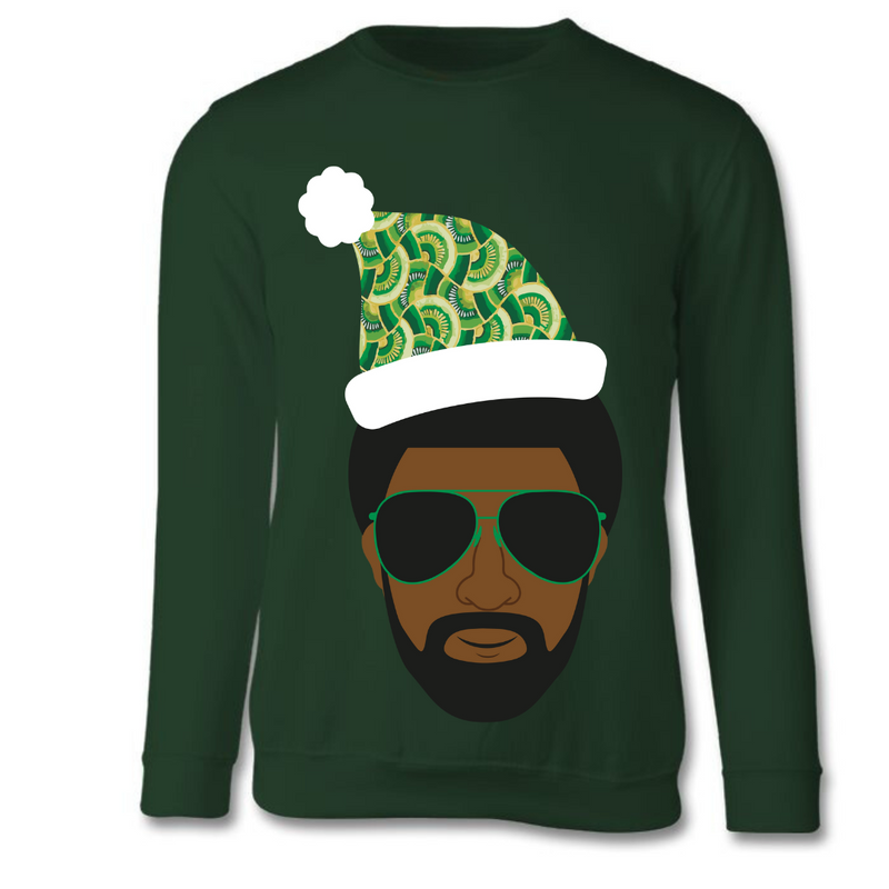 Afrocentric Christmas Sweatshirt for Men | AfroTouch Design