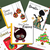 AfroTouch Design Christmas Cards Bundle of 5