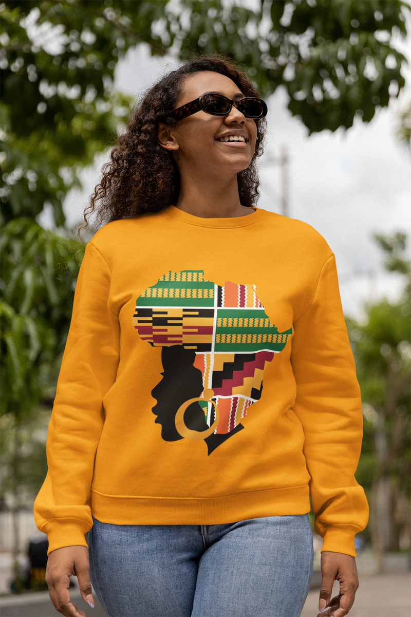 Crown & Glory Sweatshirt | AfroTouch Design