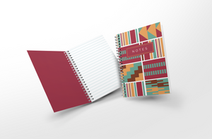 Afrocentric Kente Pattern Notebooks | AfroTouch Design