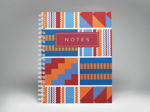 Set of 3 Afrocentric Patterned Notebooks | AfroTouch Design