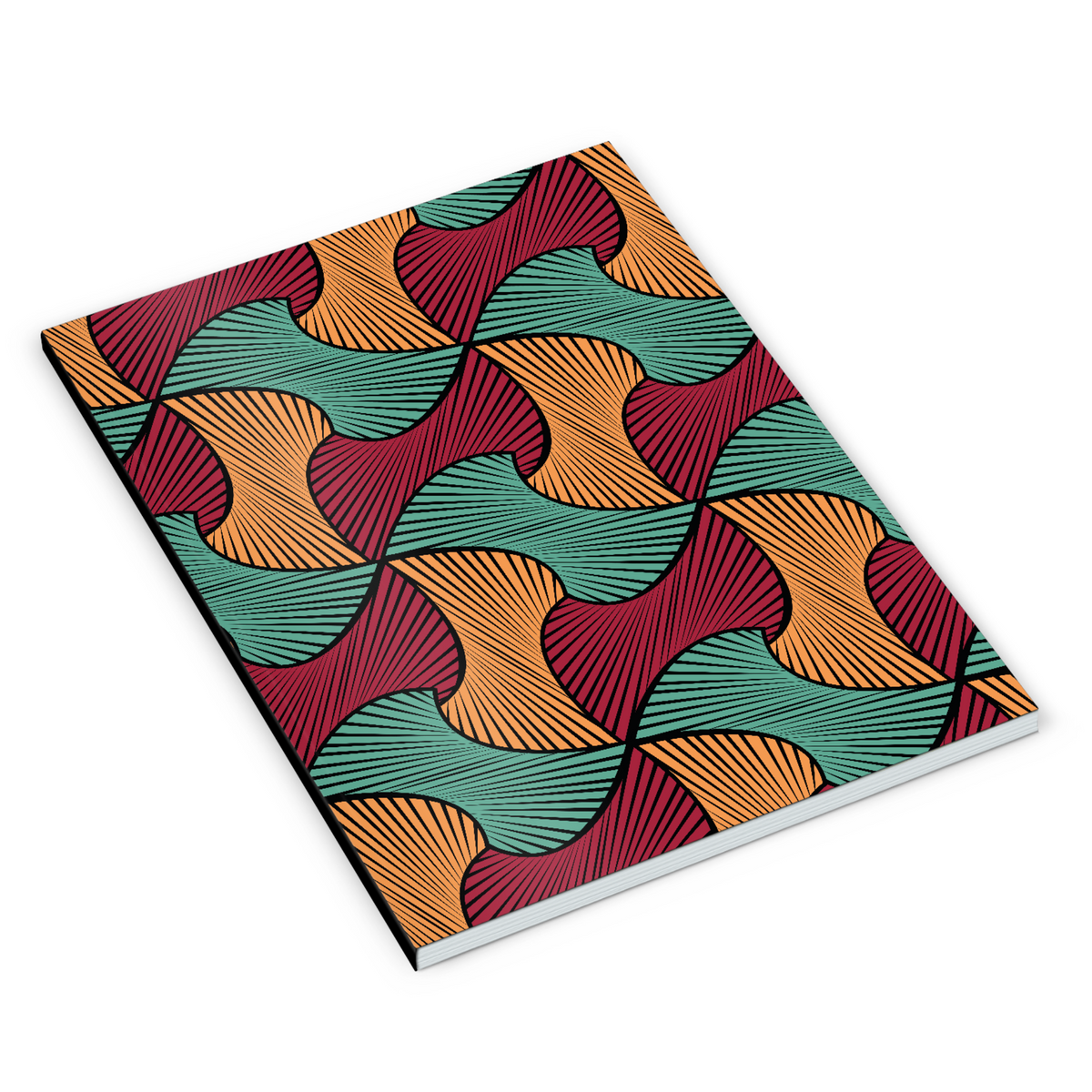 African print note book