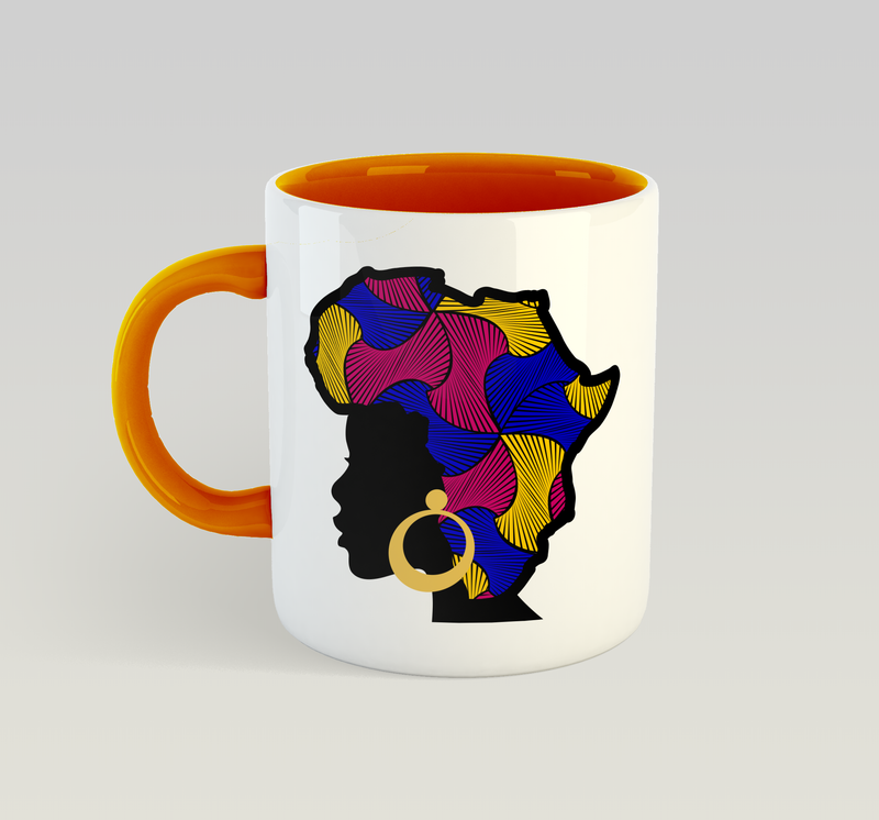 African Queen Mug (Swirls)