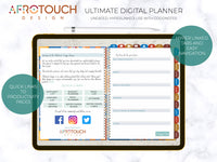 Digital Planner | AfroTouch Design (Undated)