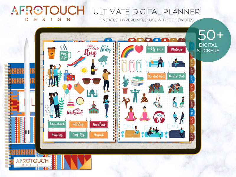 Digital Planner | AfroTouch Design (Undated)