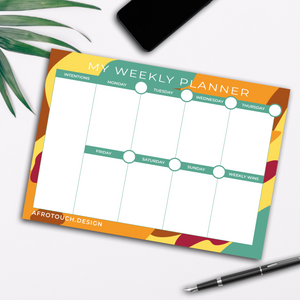 Safari Weekly Planner | AfroTouch Design