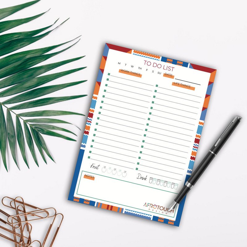 A5 To-Do-List | AfroTouch Design