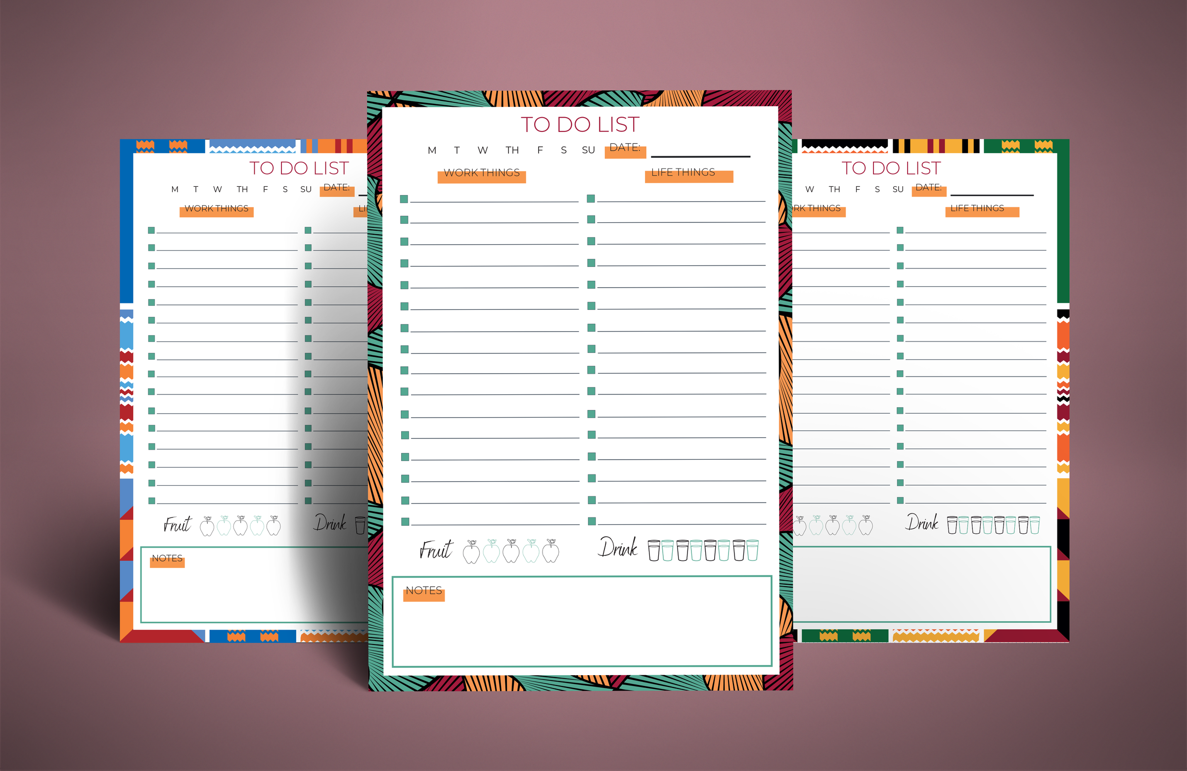 Digital download To-Do List | AfroTouch Design
