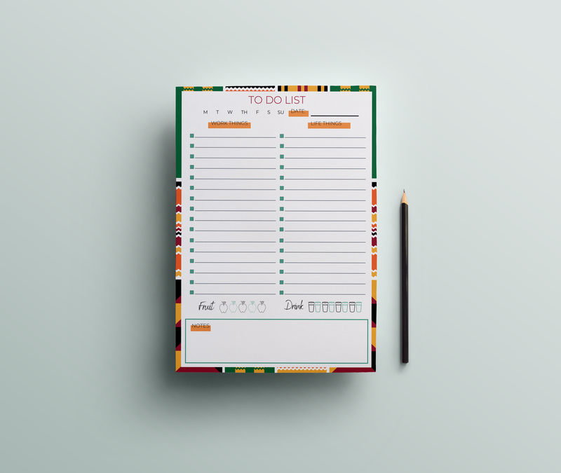 Digital download To-Do List | AfroTouch Design